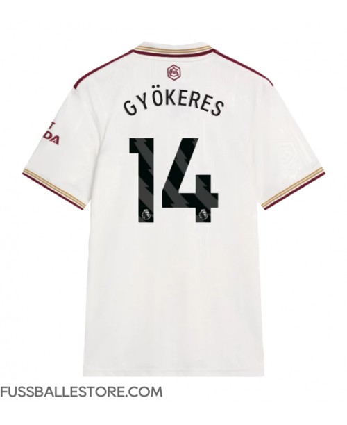 Günstige Arsenal Viktor Gyokeres #14 3rd trikot 2025-26 Kurzarm Günstige Arsenal Viktor Gyokeres #14 3rd trikot 2025-26 Kurzarm